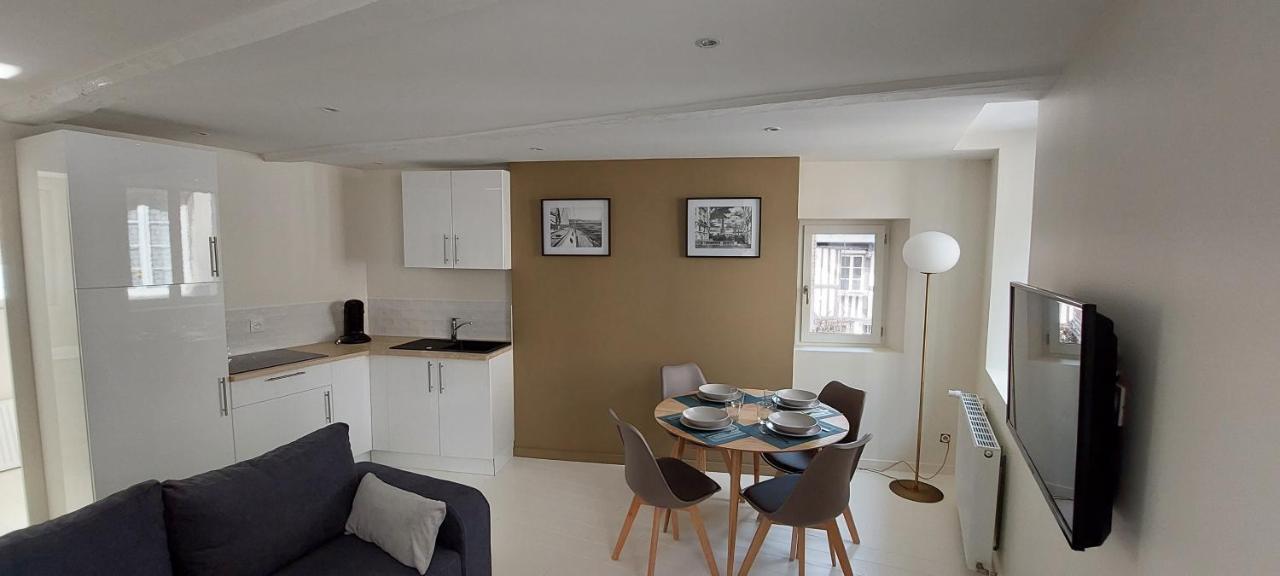 Appartement Le Phare Au Pied Du Port Saint-Valery-en-Caux Kültér fotó