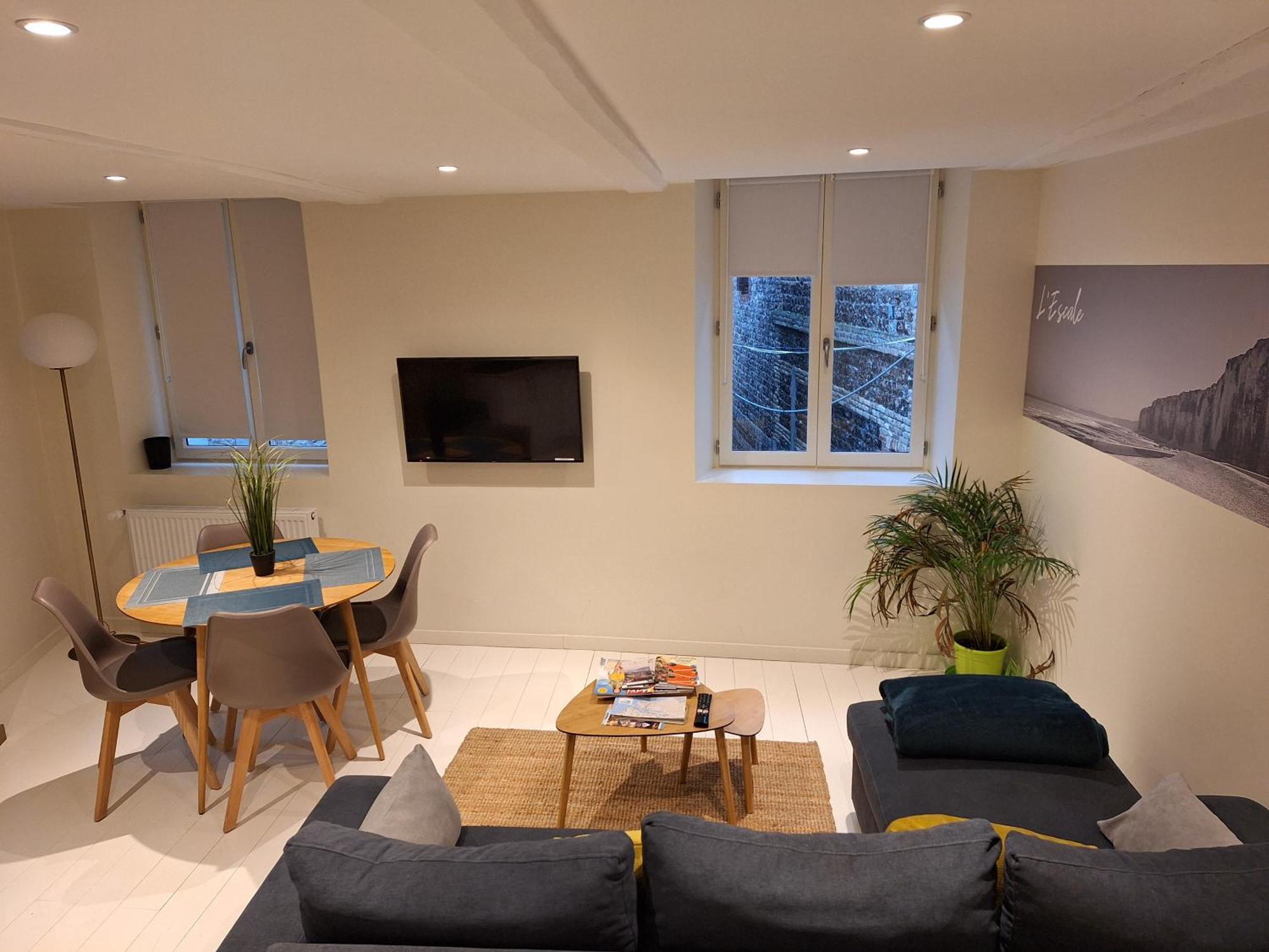 Appartement Le Phare Au Pied Du Port Saint-Valery-en-Caux Kültér fotó